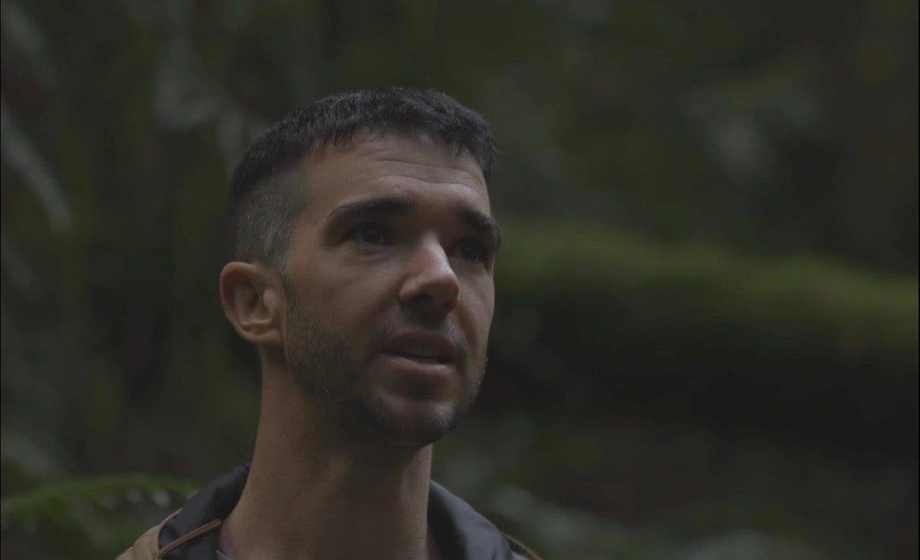 Ian Brown, Chief Horticultural Officer, in the rainforest